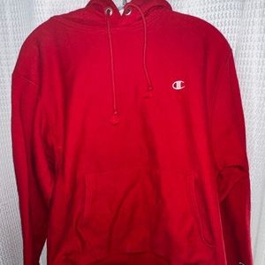 Red Champion Hoodie